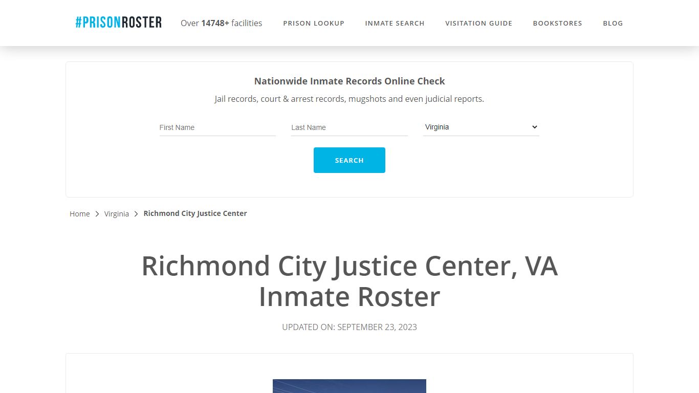 Richmond City Justice Center, VA Inmate Roster - Prisonroster
